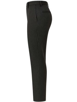 Pantalon Aldeano Rayas Gris Negro Adulto - Pantalones Baserritarra - Euskal Jantziak