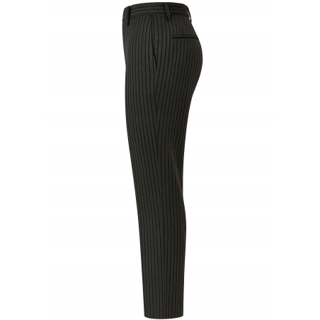 Pantalon Aldeano Rayas Gris Negro Adulto - Pantalones Baserritarra - Euskal Jantziak