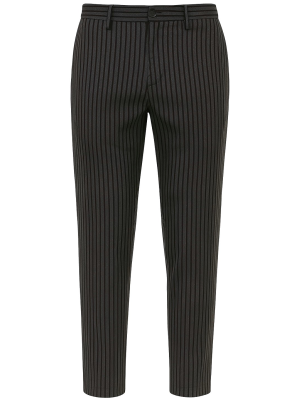 Pantalon Aldeano Rayas Gris Negro hombre - Pantalones Baserritarra - Trajes Vascos