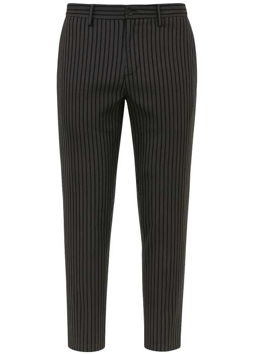 Pantalon Aldeano Rayas Gris Negro hombre - Pantalones Baserritarra - Trajes Vascos