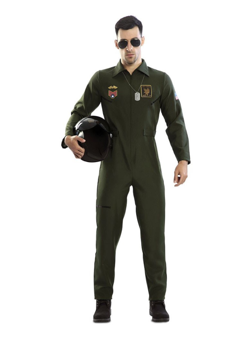 Disfraz De Piloto De Guerra Adulto