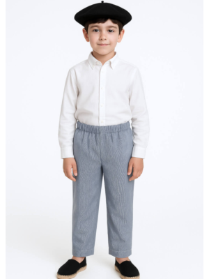 Pantalon Mil Rayas Niño - Trajes regionales vascos - Pantalones Baserritarra