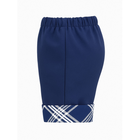 Pantalon Mahon corto Cuadros Arrantzale Bebe - Trajes Regionales Vascos