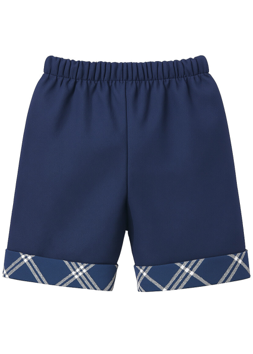 Pantalon Mahon corto Cuadros Arrantzale niño - Trajes Regionales Vascos