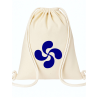 Mochila Beige Lauburu Azul - Mochilas arrantzale