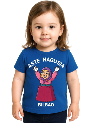Camiseta Aste Nagusia Marijaia Bebe Niña - Camisetas Fiestas Bilbao