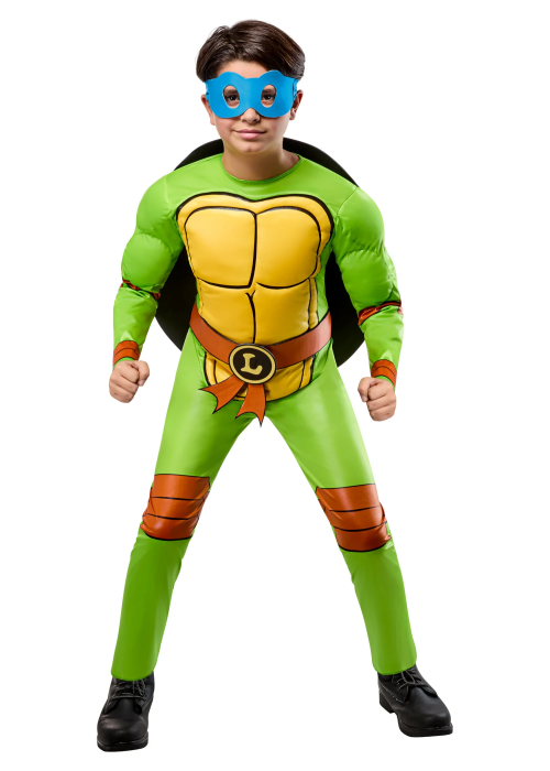 Disfraz de Tortuga Ninja Musculoso 4 en 1 para Niño – Disfraces de Superheroes