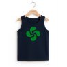 Camiseta Arrantzale Lauburu Tirantes Azul Infantil - Trajes Regionales Vascos
