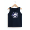 Camiseta Arrantzale Eguzkilore Lauburu Tirantes Azul Infantil - Trajes Regionales Vascos