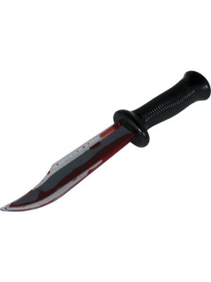 Cuchillo Con Sangre 34cm - Armas de Halloween