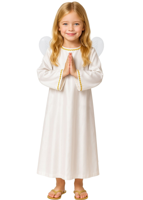 Disfraz De Angel Infantil - Disfraces Navideños Infantiles