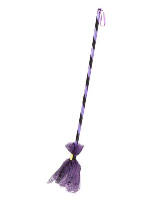còpia de Escoba De Tul Rosa Y Morada