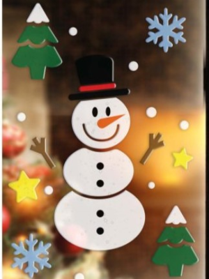Meñeco de Nieve Decorativo De Gel - Complementos Navideños
