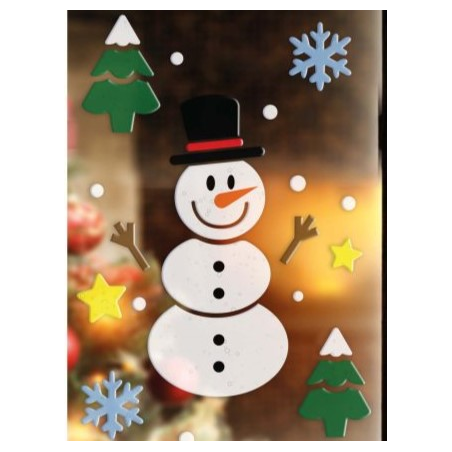 Meñeco de Nieve Decorativo De Gel - Complementos Navideños
