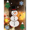 Meñeco de Nieve Decorativo De Gel - Complementos Navideños