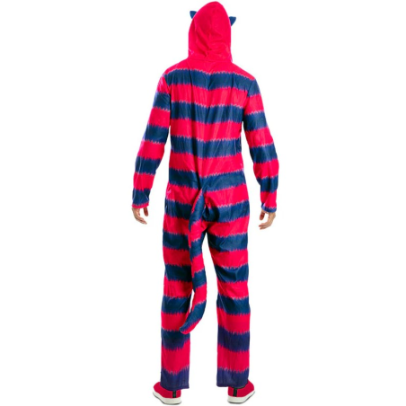 Disfraz de Gato Rayado Pijama Adulto - Disfraces Alicia Pais de las Maravillas - Disfraces de Alicia Adultos