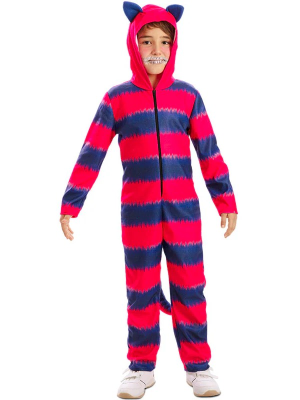 Disfraz de Gato Rayado Pijama Infantil - Disfraces Alicia Pais de las Maravillas