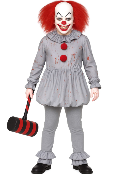 Disfraz De Payaso Asesino It Niño - Disfraces de Halloween Pennywise