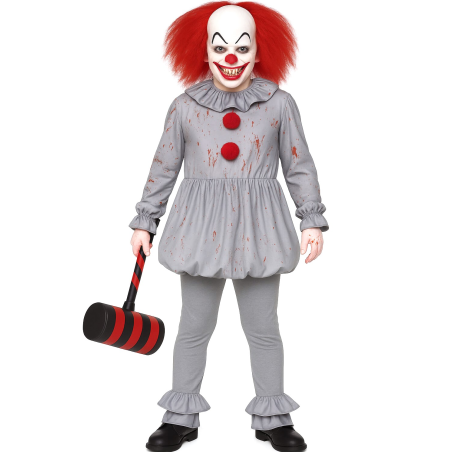 Disfraz De Payaso Asesino It Niño - Disfraces de Halloween Pennywise