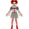 Disfraz De Payasa Asesina IT gris Niña - Disfraces de Halloween Pennywise