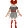 Disfraz De Payasa Asesina IT gris Niña - Disfraces de Halloween Pennywise
