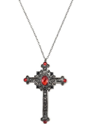 Collar Cruz Gotico - Complementos Disfraces Halloween - COMPLEMENTOS POR CATEGORIA