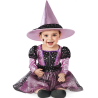 Disfraz De Bruja Rosa Brillo Bebe - Disfraces de Brujas y Hechiceros para niñas
