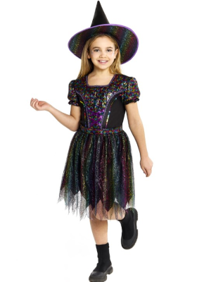còpia de còpia de Disfraz De Brujas Estrellas Morada Infantil