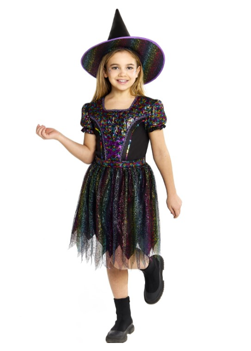 còpia de còpia de Disfraz De Brujas Estrellas Morada Infantil