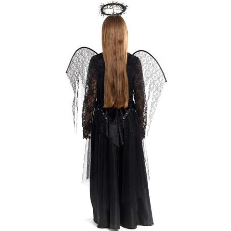 Disfraz de Angel Negro para Niña - Disfraces Halloween Goticas - DISFRACES