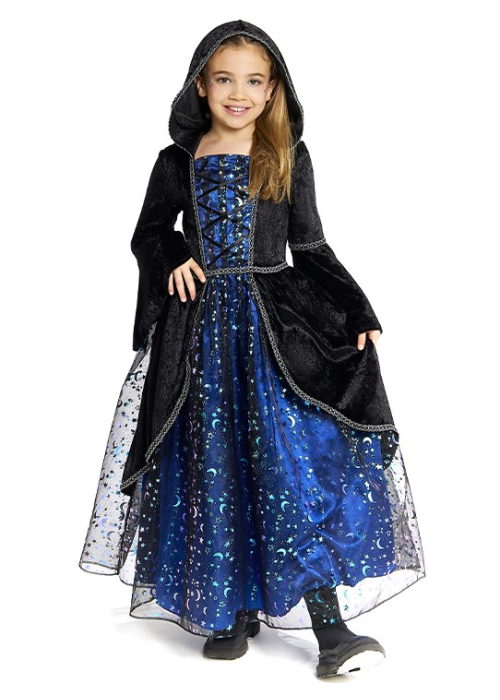 còpia de Disfraz De Brujas Estrellas Morada Infantil