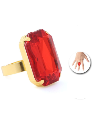 Anillo Piedra Roja- Complementos para Disfraces - COMPLEMENTOS POR CATEGORIA