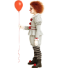 Disfraz De Payasa Asesina IT gris Niña - Disfraces de Halloween Pennywise - Disfraces de Payaso Asesino de Cine Infantiles