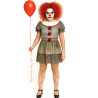 Disfraz De Payasa Asesina IT Mujer - Disfraces de Halloween Pennywise - Disfraces de Payaso Asesino de Cine Adulto