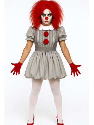 Disfraz De Payasa Asesina IT Mujer - Disfraces de Halloween Pennywise