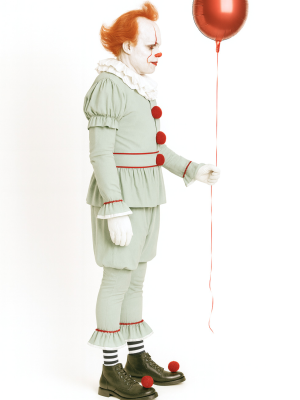 Disfraz De Payaso Asesino IT Hombre - Disfraces de Halloween Pennywise - Disfraces de Payaso Asesino de Cine Adulto