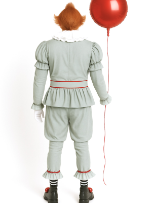 Disfraz De Payaso Asesino IT Hombre - Disfraces de Halloween Pennywise - Disfraces de Payaso Asesino de Cine Adulto