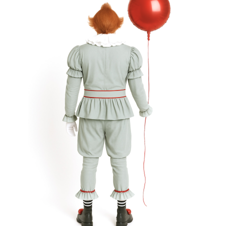 Disfraz De Payaso Asesino IT Hombre - Disfraces de Halloween Pennywise - Disfraces de Payaso Asesino de Cine Adulto