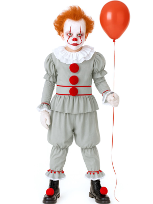 Disfraz De Payaso Asesino It Niño - Disfraces de Halloween Pennywise - Disfraces de Payaso Asesino de Cine Infantiles