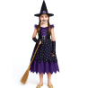 Disfraz De Bruja Estrellas Morada niña - Disfraces brujas halloween