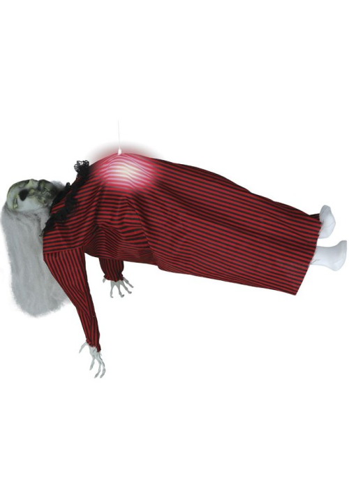 Muerta Levitando con Luz Sonido y Movimiento - Decoración Halloween - Muñecos