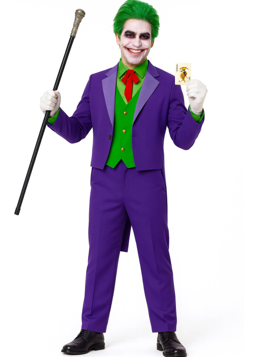 Disfraz de Joker Comic para Hombre - Disfraces Halloween Payasos - Disfraces de Joker Y Joker Baby Adulto