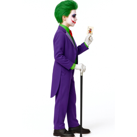 Disfraz de Joker Morado para Niño - Disfraces Halloween Payasos - Disfraces de Joker y Joker Baby Infantiles
