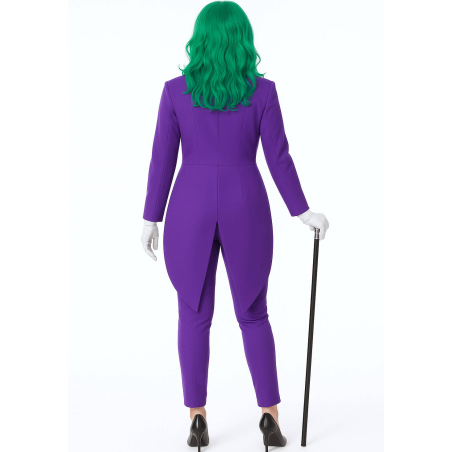 Disfraz de Joker Morado para Mujer - Disfraces Halloween Payasos - Disfraces de Joker Y Joker Baby Adulto