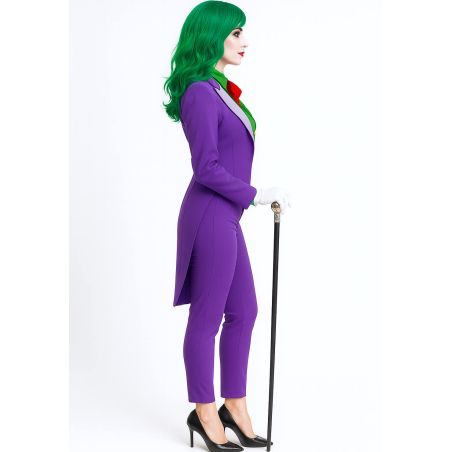 Disfraz de Joker Morado para Mujer - Disfraces Halloween Payasos - Disfraces de Joker Y Joker Baby Adulto