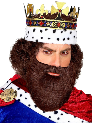 Barba Castaña con Bigote Tupida - Barbas y Bigotes