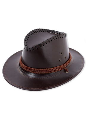 Sombrero Marron Polipiel Infantil - Complementos para Disfraces