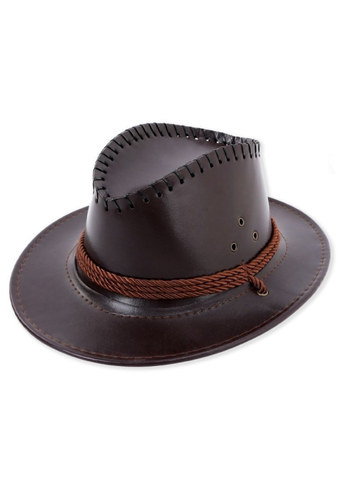 Sombrero Marron Polipiel Infantil - Complementos para Disfraces