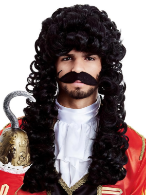 Comprar Peluca de Capitan Garfio Ondulada - Complementos Disfraces Corsarios y Piratas