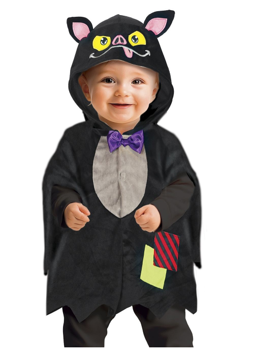Disfraz de Murcielago Poncho para Bebe - Disfraces Halloween Vampiros